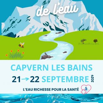 Flyer festival de l'eau Capvern-les-Bains 2024